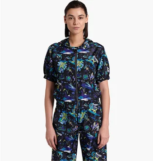 Олімпійка жіноча Arena Fun Planet S/S Hooded Jacket Blue 007536-550