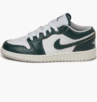 Кроссовки детские Air Jordan 1 Low Se White/Green FQ8041-300