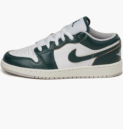 Кросівки дитячі Air Jordan 1 Low Se White/Green FQ8041-300