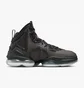 Кроссовки унисекс Nike Lebron Xix Black Green Glow Black Cz0203-003