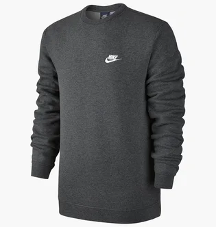 Худи мужское Nike Crw Flc Club Grey 804340-071
