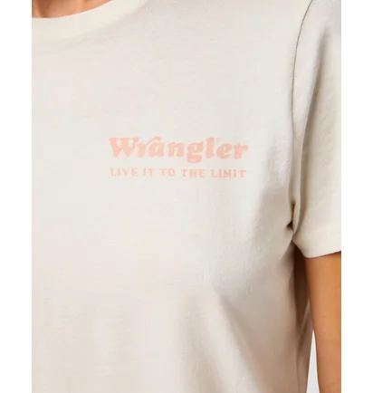 Футболка женская Wrangler Regular Tee In Vintage White 112350321