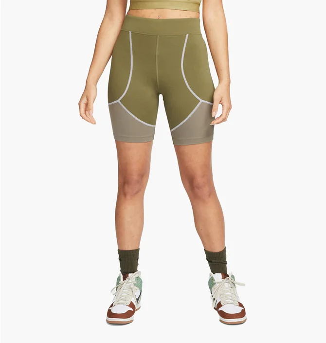 Шорты женские Nike Sportswear WomenS Bike Shorts Olive DM6642-378