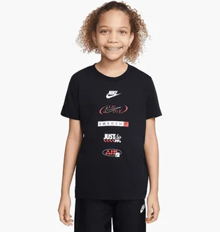 Футболка детская Nike Tee Logos Black HM5662-010