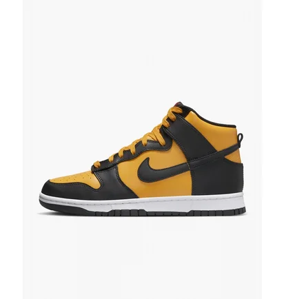 Кросівки чоловічі Nike Dunk High Retro Yellow/Black Dd1399-700