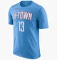 Футболка мужская Nike Nba Houston Rockets James Harden City Edition Light Blue CT9775-469