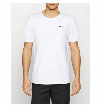 Футболка чоловіча Fila Fam008383072 White/Black FAM008383072