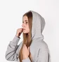 Худи унисекс Uniqlo Sweat Pullover Hoodie Grey 444967-05