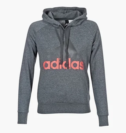 Худи женское Adidas Essentials Linear Over Head Hoodie Grey CF8805