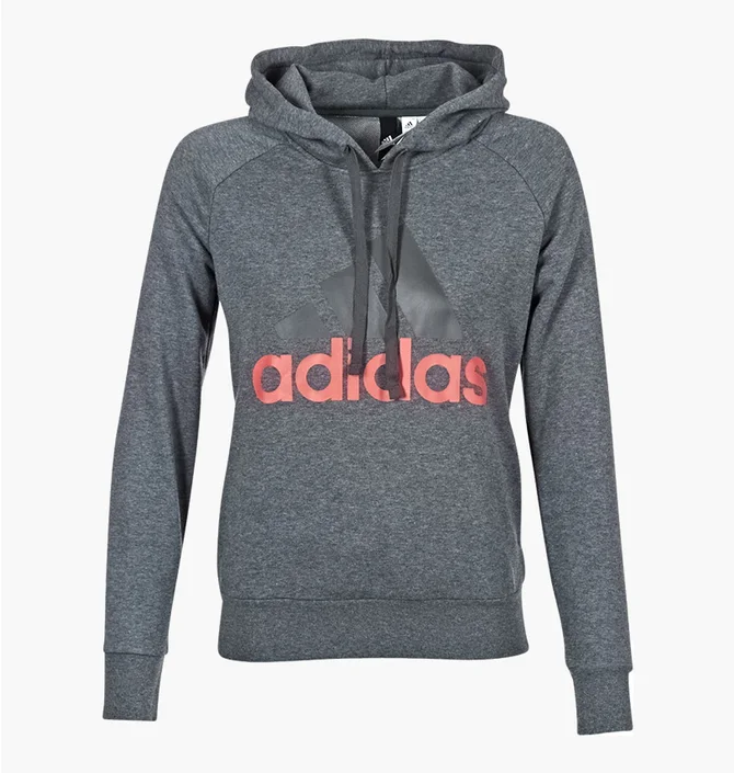 Худи женское Adidas Essentials Linear Over Head Hoodie Grey CF8805