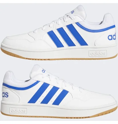 Кросівки чоловічі Adidas Hoops 3.0 Low Classic Vintage Shoes White/Blue Gy5435
