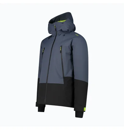 Куртка чоловіча CMP Fix Hood Twill Blue/Black 34W2037-U911