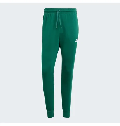 Штаны мужские Adidas Essentials Fleece Regular Tapered Joggers Green IJ8892