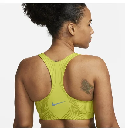 Топ женский Nike Df Swsh Hn Bra Green DV9994-308