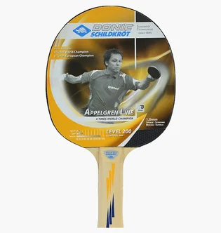 Ракетка для настольного тенниса Donic Appelgren Level 200 New Black 703002