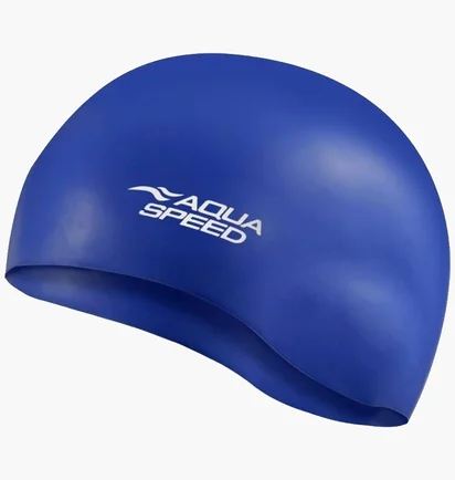 Шапочка для плавання Aqua speed Mono 6189 Blue 111-01