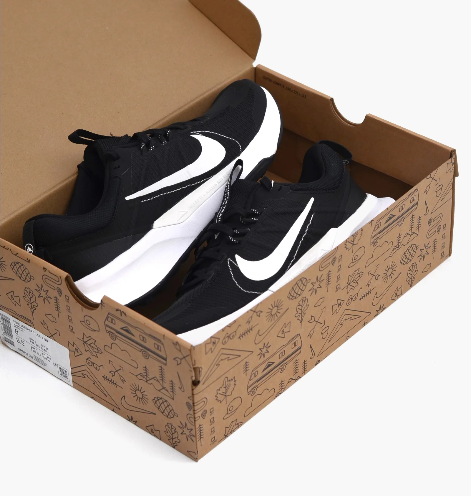ᐉ Кросівки чоловічі Nike Juniper Trail 2 Next Nature Black Dm0822