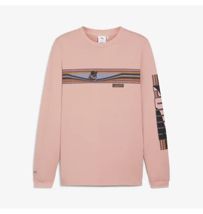 Лонгслів чоловічий Puma Graphic Long Sleeve X Noah Pink 623862-63