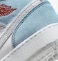 Кросівки дитячі Air Jordan 1 Mid Gs Light Blue/White Dr6235-401