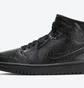 Кроссовки женские Nike Air Jordan 1 Mid Wmns Snakeskin Black Bq6472-010