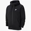 Толстовка чоловіча Nike M Nsw Club Hoodie Fz Ft Black BV2648-010