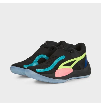 Кроссовки мужские Puma Rise Nitro Basketball Shoes Black 377012-03