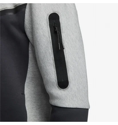Толстовка чоловіча Nike Sportswear Tech Fleece Full-Zip Hoodie Grey DV0537-063