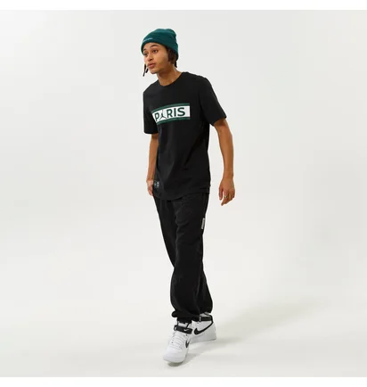 Футболка чоловіча Air Jordan M J Psg Wordmark Tee Black DB6510-010