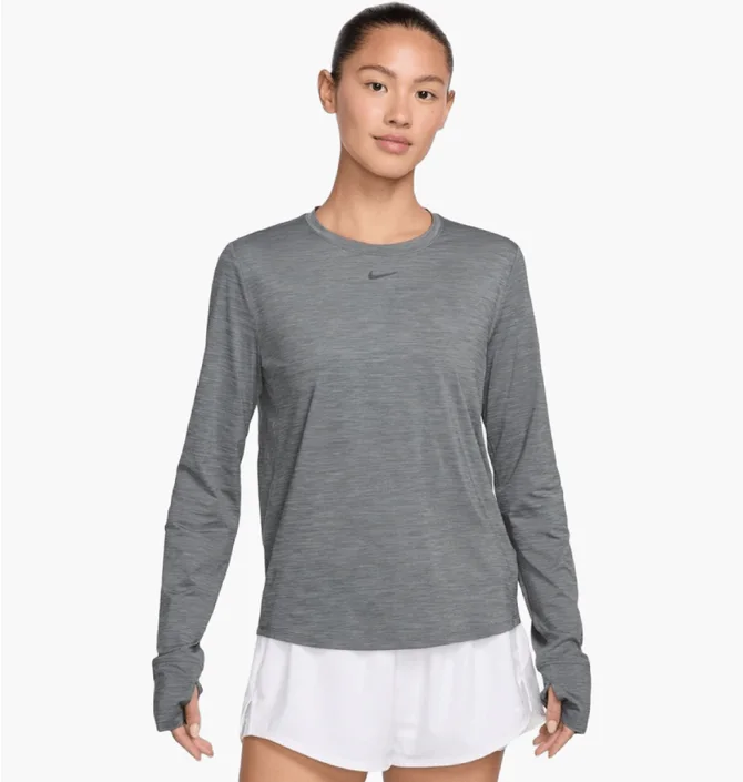 Лонгслив женский Nike One Grey FN2801-084