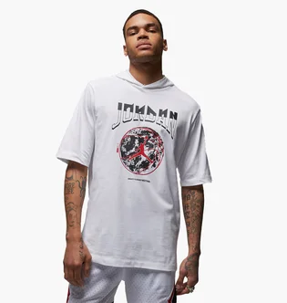 Футболка мужская Air Jordan Sport MenS Hooded T-Shirt White FB7427-100