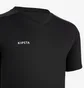 Футболка чоловіча Kipsta Essentiel Black 8817149