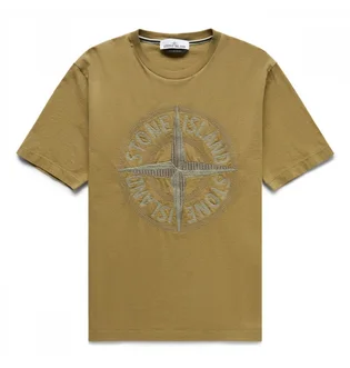 Футболка мужская Stone Island T-Shirt 781521580 Olive 781521580-V0098