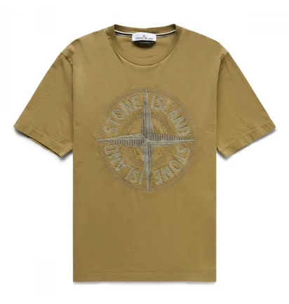 Футболка чоловіча Stone Island T-Shirt 781521580 Olive 781521580-V0098