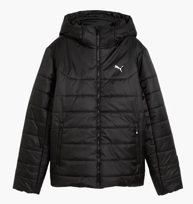Куртка женская Puma Ess Hooded Padded Black 685231-01