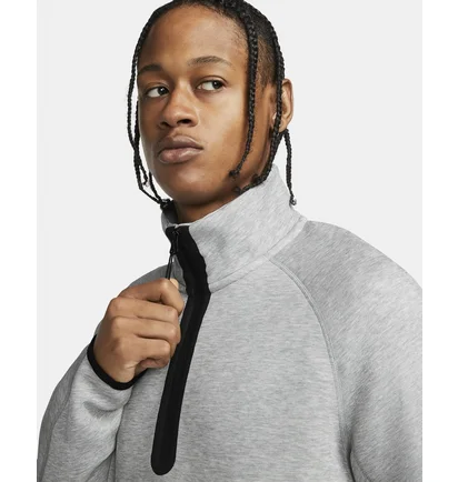 Кофта чоловіча Nike Sportswear Tech Fleece 1/2-Zip Sweatshirt Grey FB7998-063
