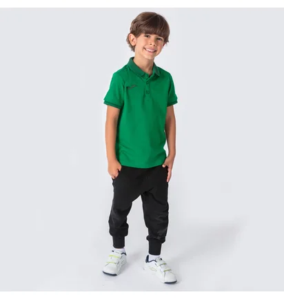 Поло чоловіче Joma Polo Shirt Bali Iis/S Green 100748.450
