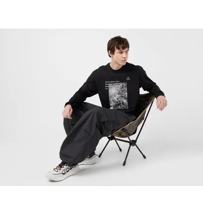 Лонгслів чоловічий Nike Acg Forest Long Sleeve T-Shirt Black FN7318-010