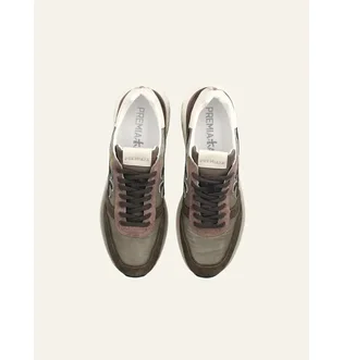 Кроссовки мужские Premiata Mick Olive/Brown VAR-7717