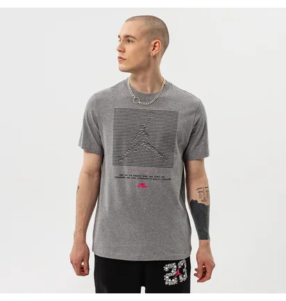 Футболка чоловіча Air Jordan T-Shirt M J Jmpmn Gfx Ss Crew Grey DH8972-091