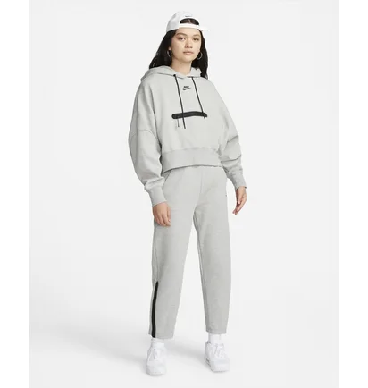 Худі жіноче Nike Sportswear Tech Fleece Over-Oversized Cropped Pullover Hoodie Grey Dr4973-063