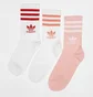 Шкарпетки жіночі Adidas White/Peach (3 пари) JI9472