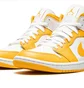 Кроссовки женские Air Jordan Wmns Jordan 1 Mid White/Yellow BQ6472-117