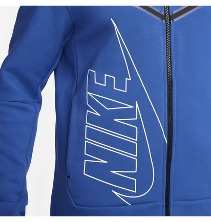 Толстовка чоловіча Nike Tech Fleece Hoodie Blue FJ5334-480