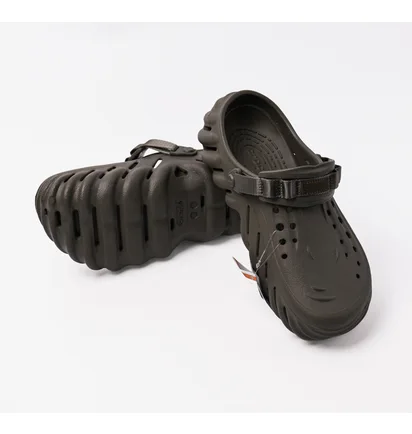 Тапочки чоловічі CROCS Echo Clog Olive 207937-3J5
