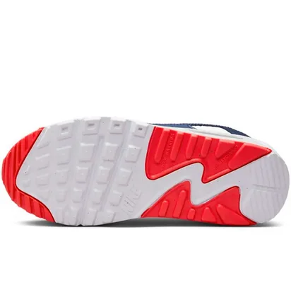 Кросівки дитячі Nike Air Max 90 Leather Obsidian Track Red Blue DV3607-400