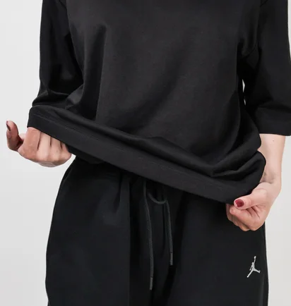 Футболка унісекс Uniqlo Airism Cotton Oversized Crew Neck Half-Sleeve T-Shirt Black 465185-09