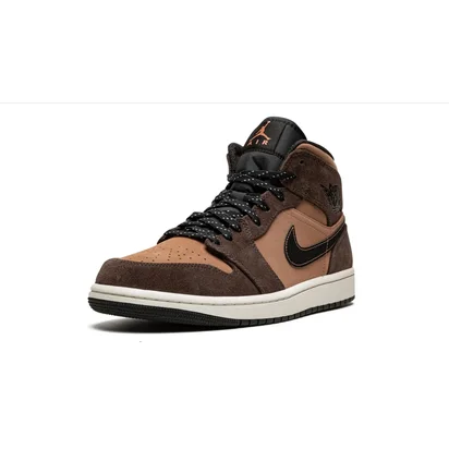 Кросівки чоловічі Air Jordan 1 Mid Se Brown DC7294-200