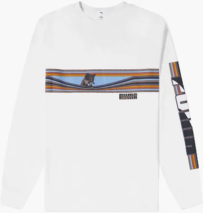 Лонгслів чоловічий Puma X Noah Long Sleeve Graphic T-Shirt White 623862-02