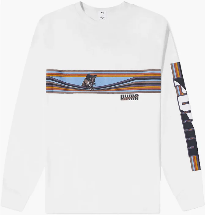Лонгслів чоловічий Puma X Noah Long Sleeve Graphic T-Shirt White 623862-02