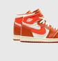Кроссовки женские Air Jordan Wmns 1 High Mm Brown/Orange FB9891-800